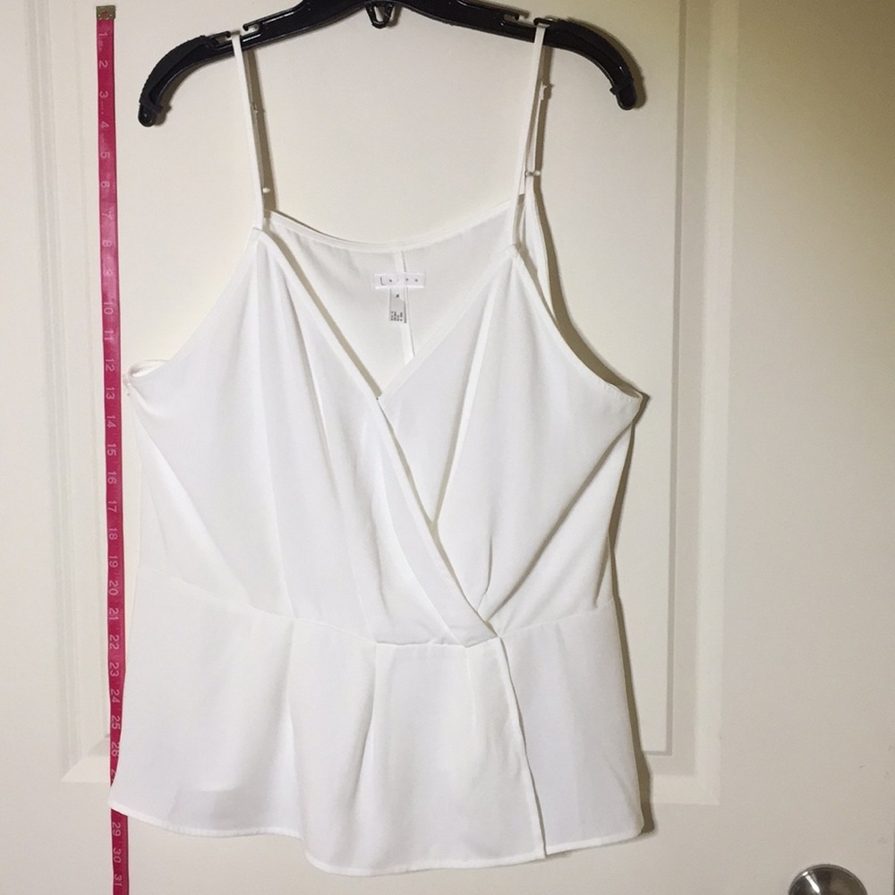 V Neck Faux Wrap Camisole